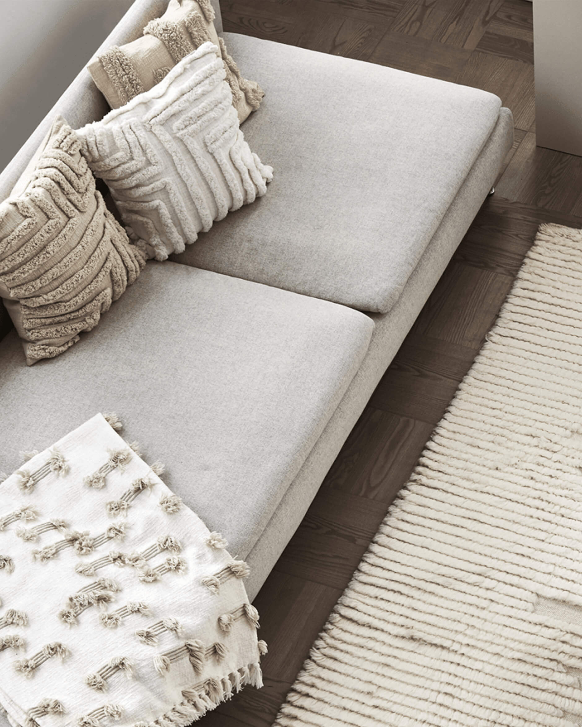 Bricks Cushion Cover Beige OUTLET