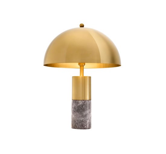 Brass - Flair table lamp nickel
