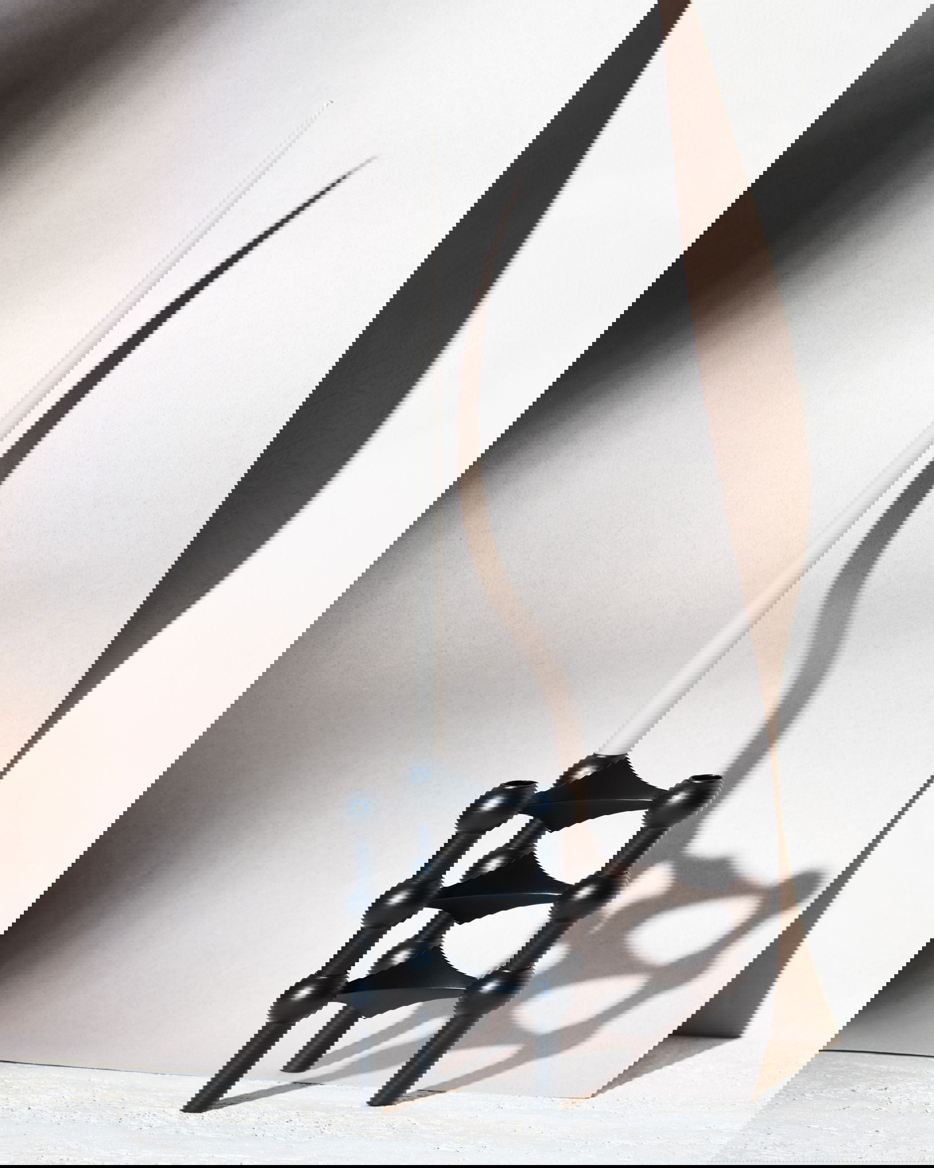 Stoff Nagel Candlestick Black