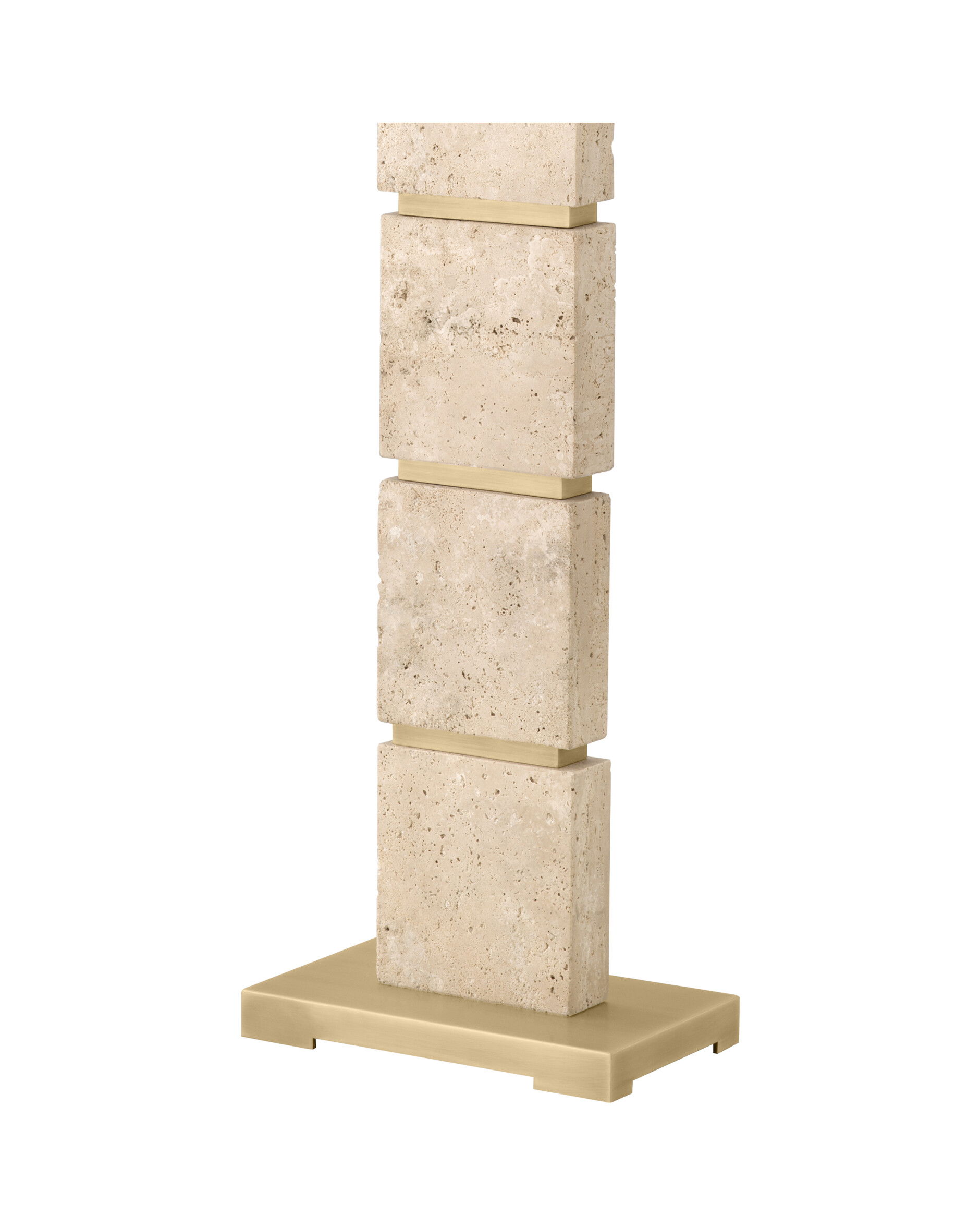 Newton golvlampa travertin