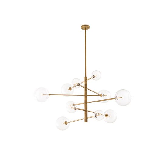 Argento Ceiling Lamp Brass