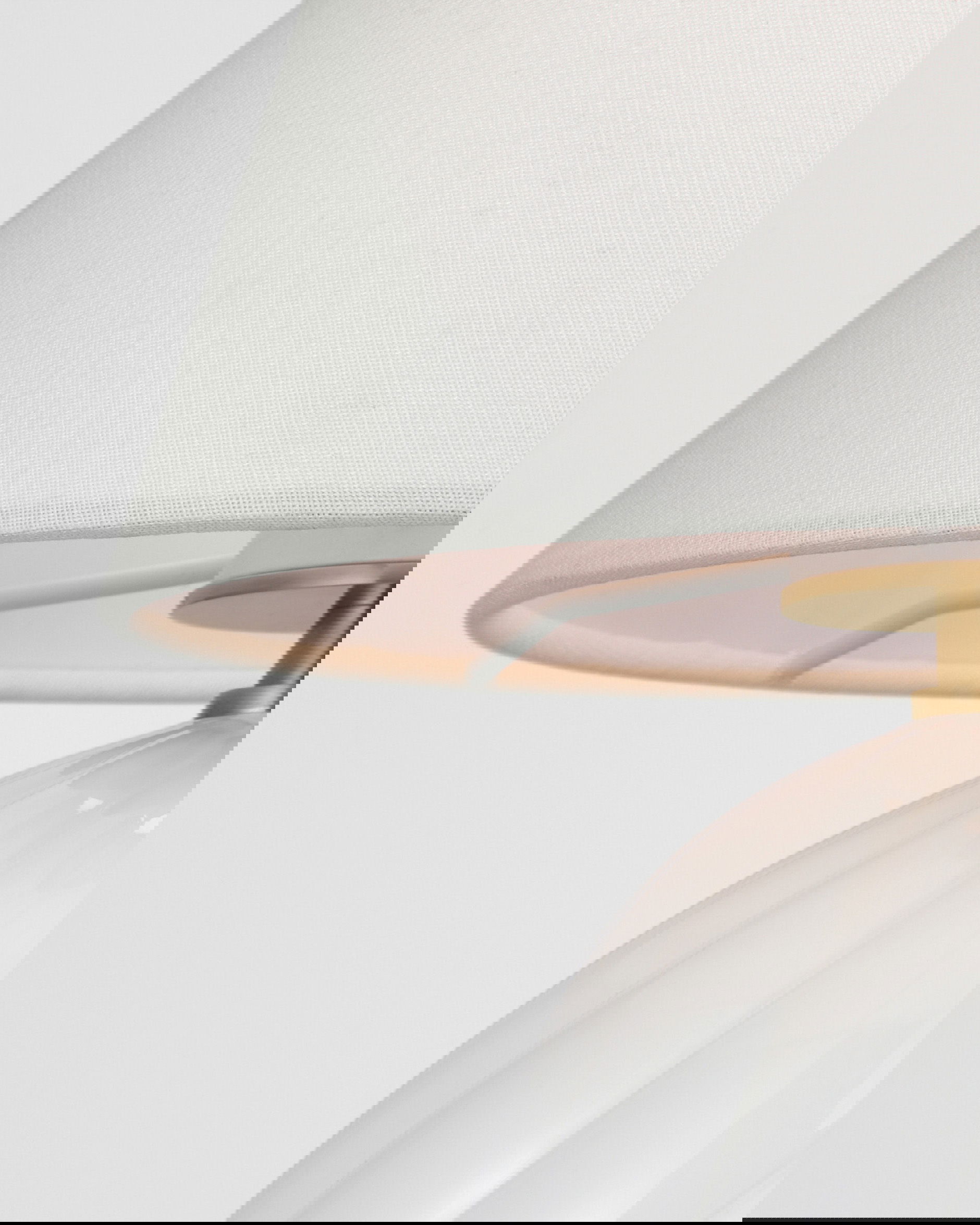 Talia 13" bordslampa sladdlös vitt glas