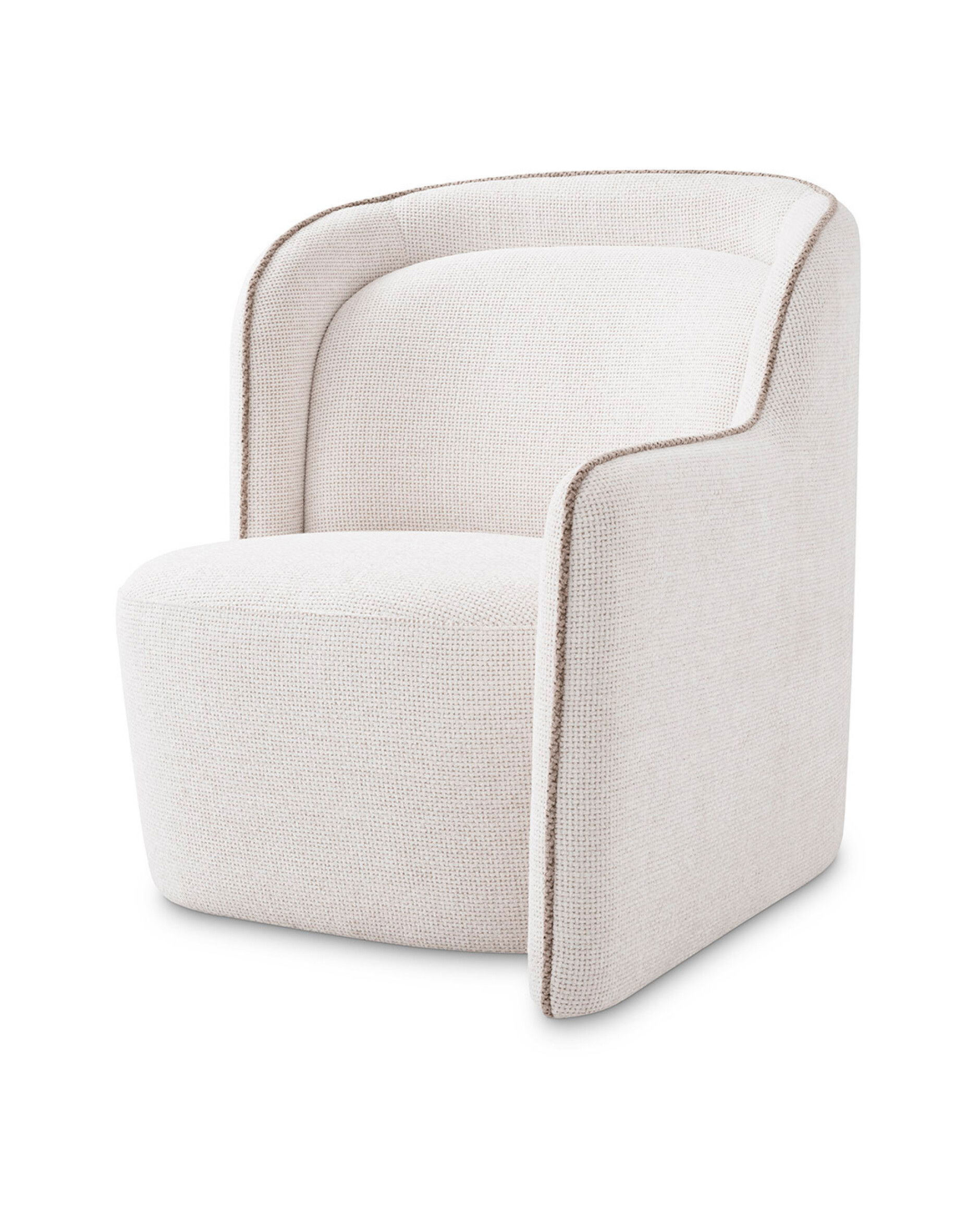 Barrier fåtölj lyssa off-white höger