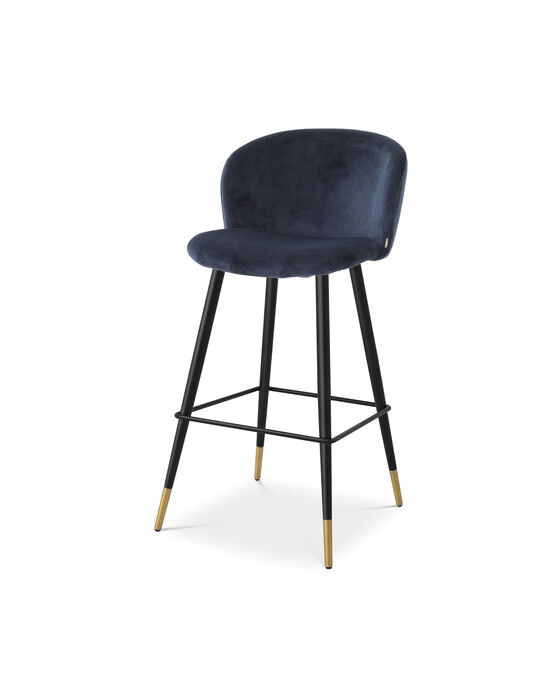 volante barstol savona midnight blue velvet