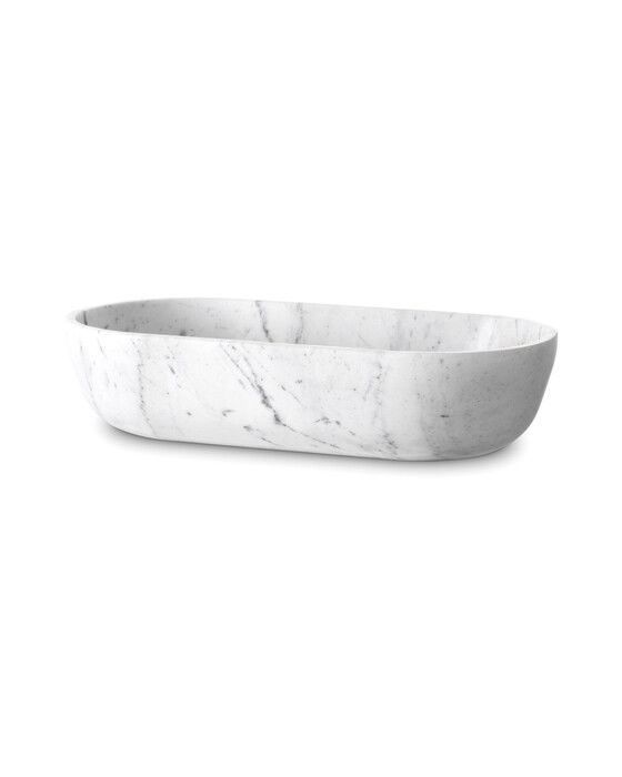 Terrebonne skål white marble