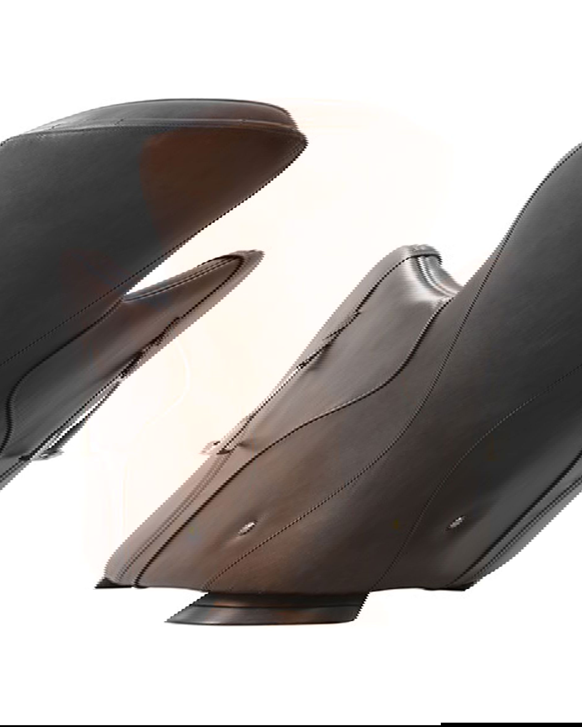 Saddle Leather Armchair Vintage Cigar