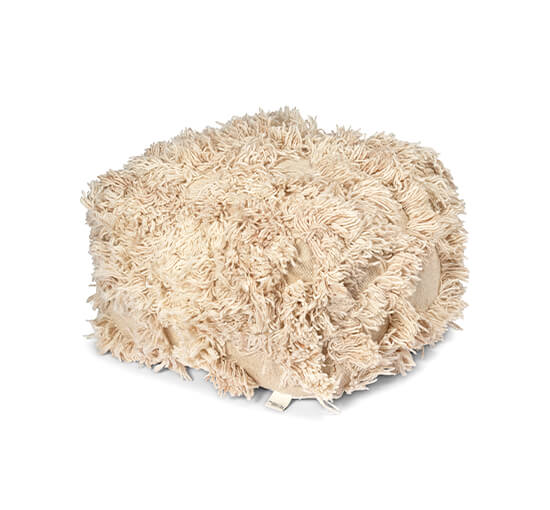 Beige - Rio Pouffe Beige