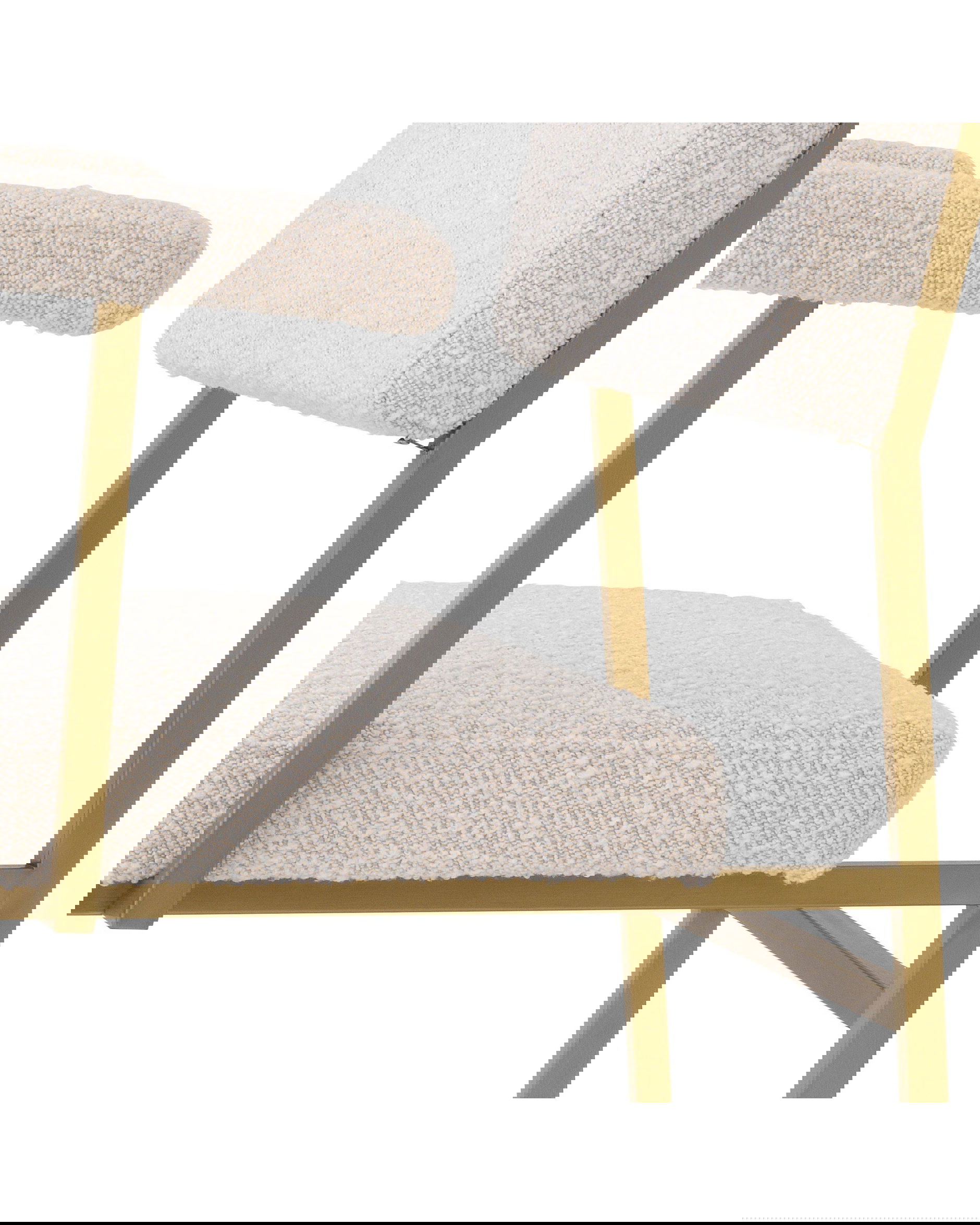 Dunmore stol bouclé cream