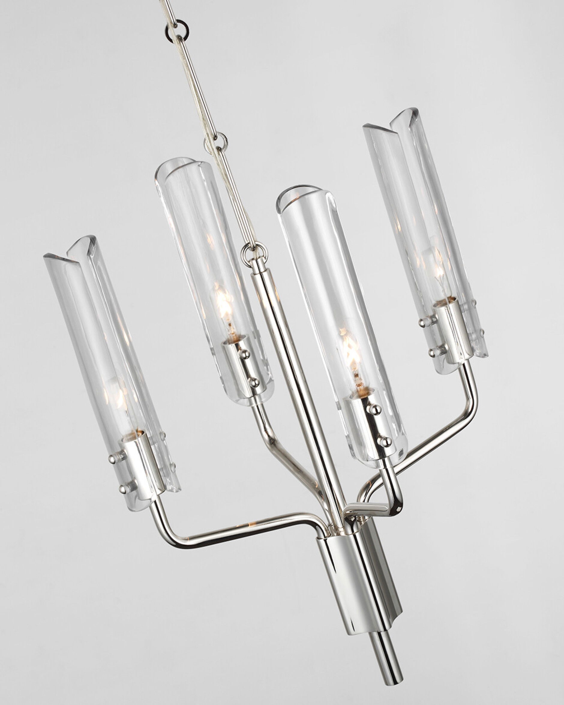Casoria Petite Chandelier Polished Nickel