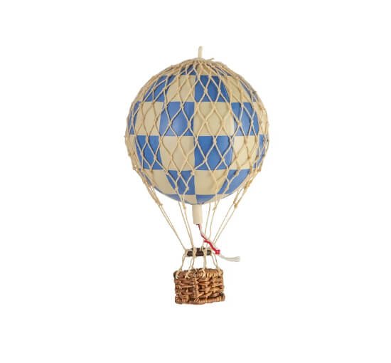 Check Blue - Floating The Skies luftballong gul