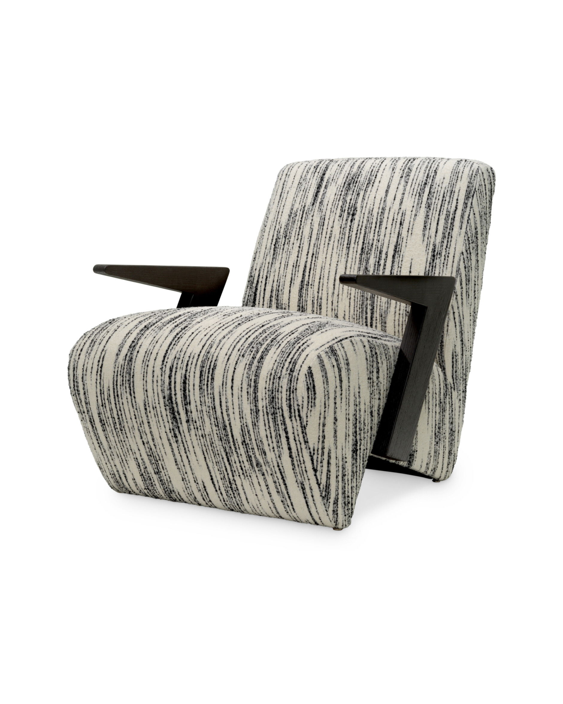 Venosa fåtölj svart / vit