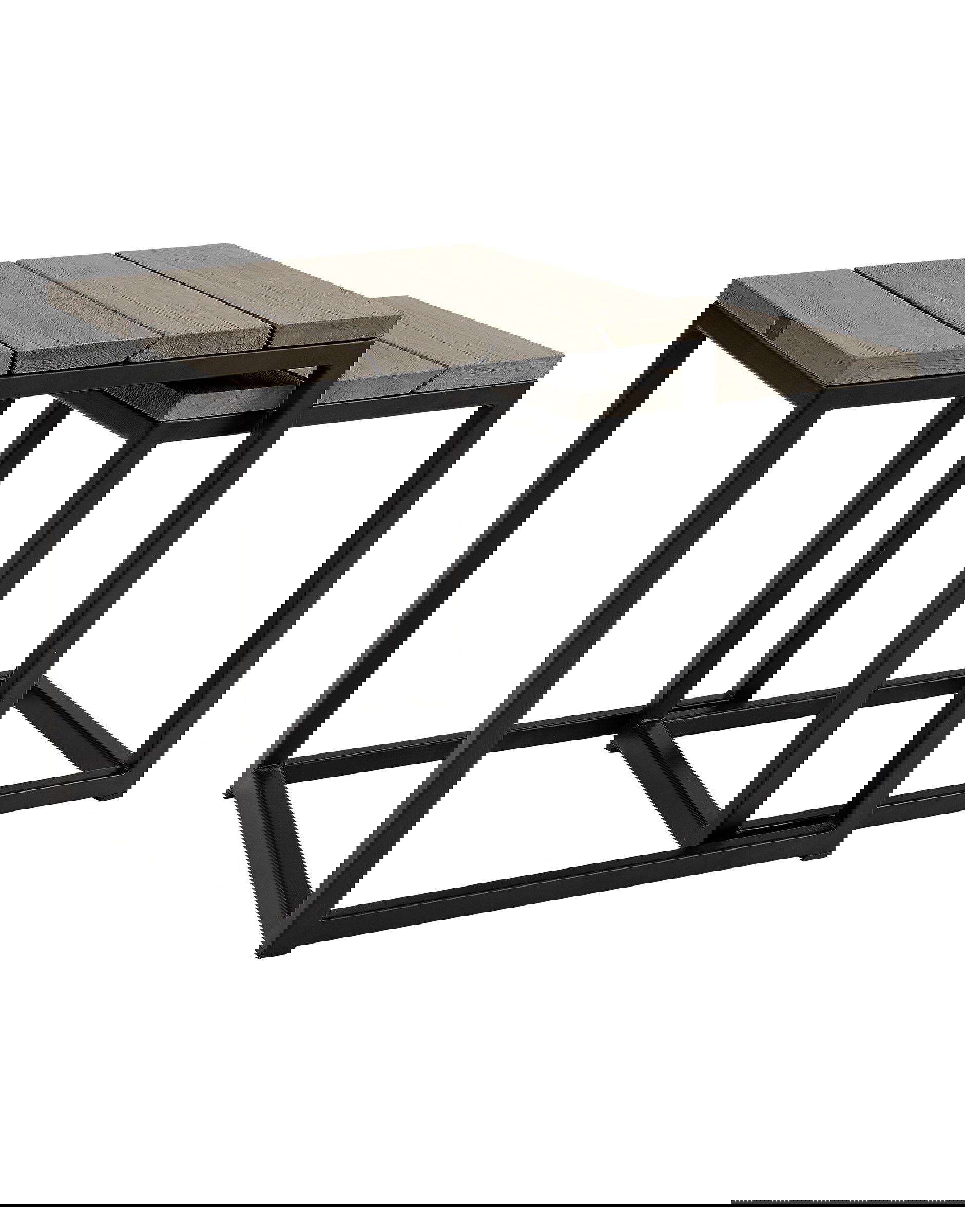 Anson sidebord, charcoal, kvadratisk