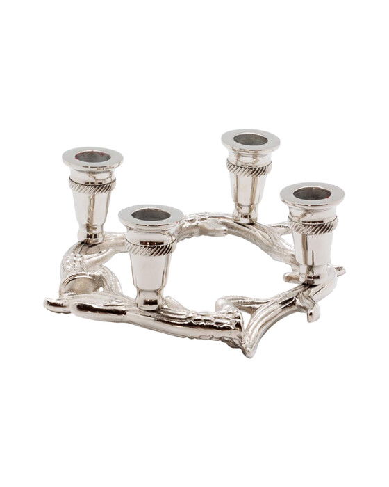 Reinsdyrgevir lysestake sølv