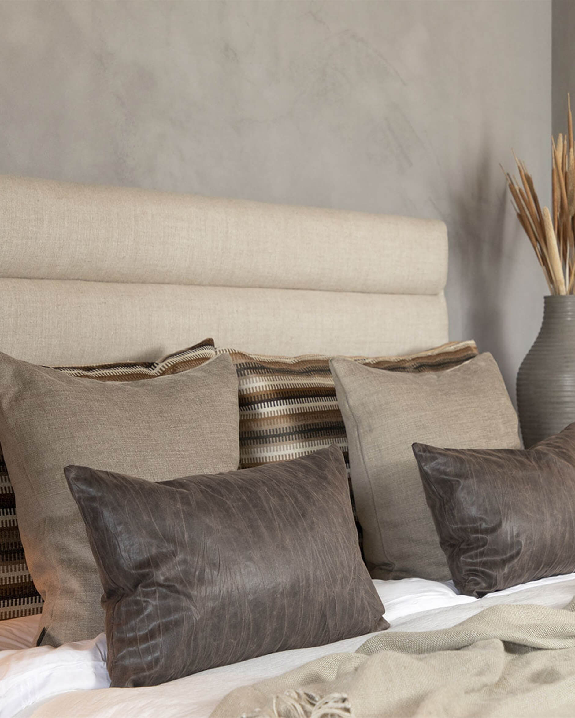 Carmelo kuddfodral beige