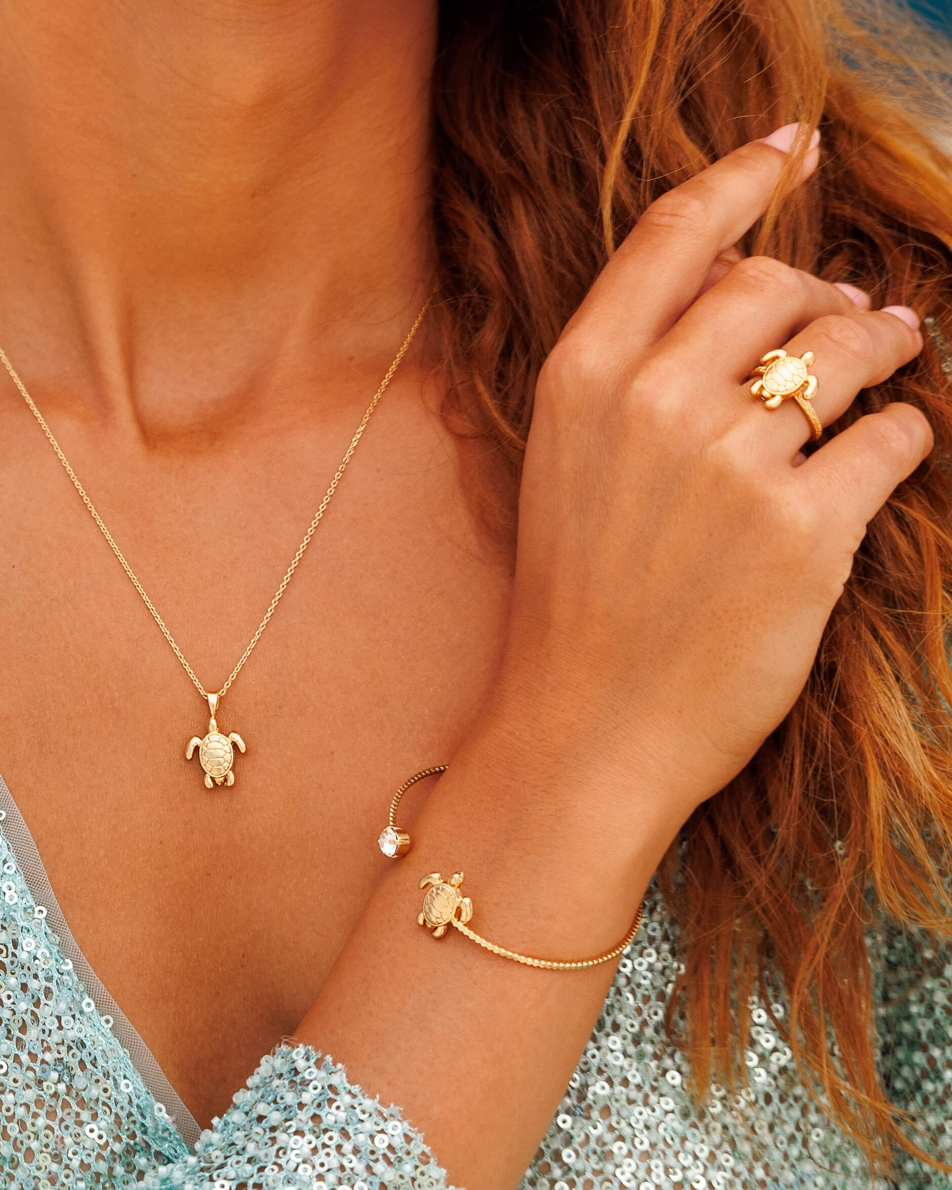 Turtle Bracelet Crystal