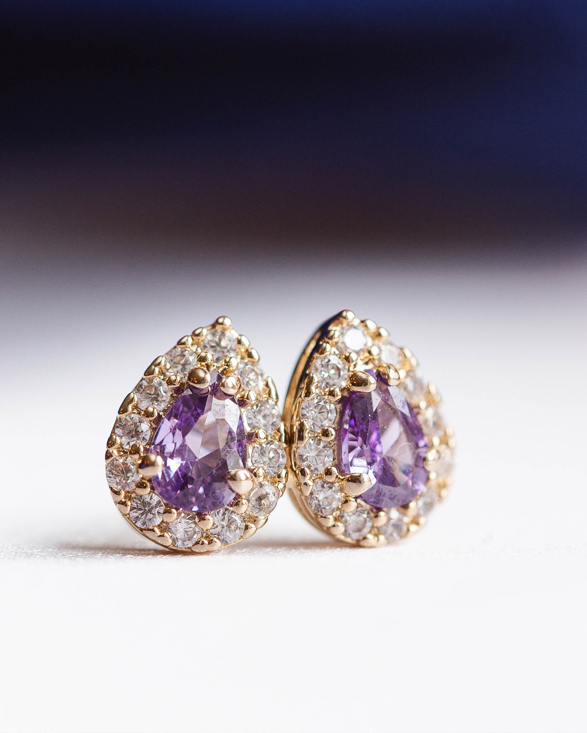 Bianca örhängen amethyst