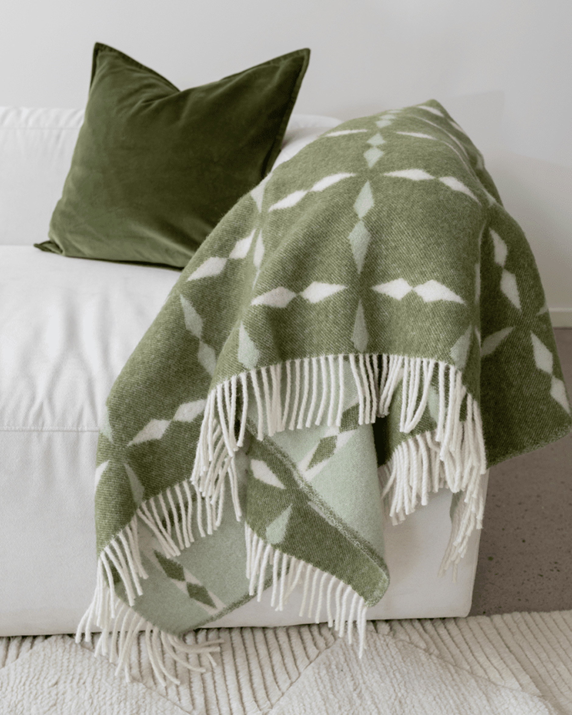 Plaid Tile Grün