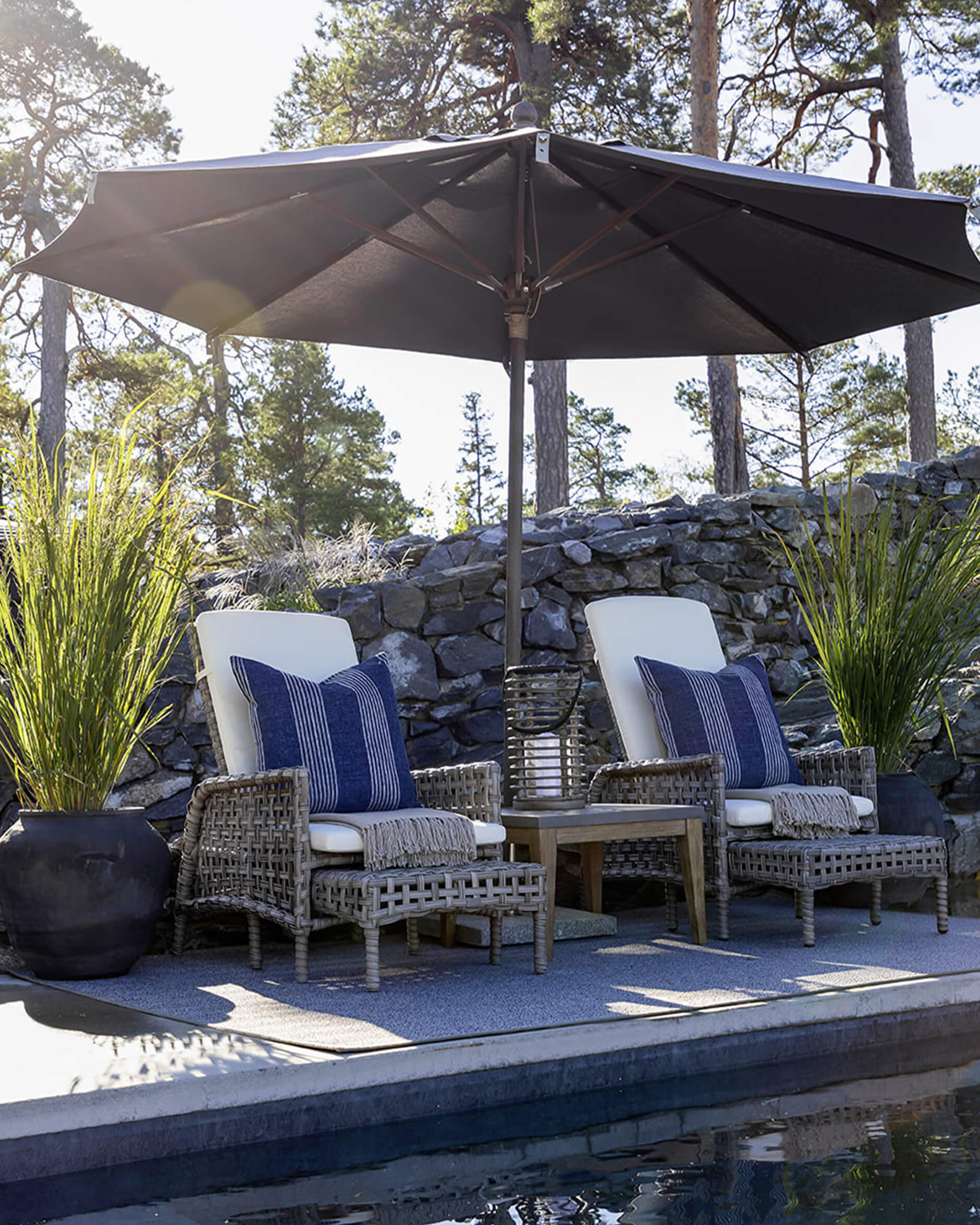 Tampa Classic Sun Lounger Grey