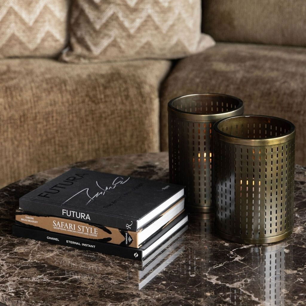 Armando Lantern Antique Brass