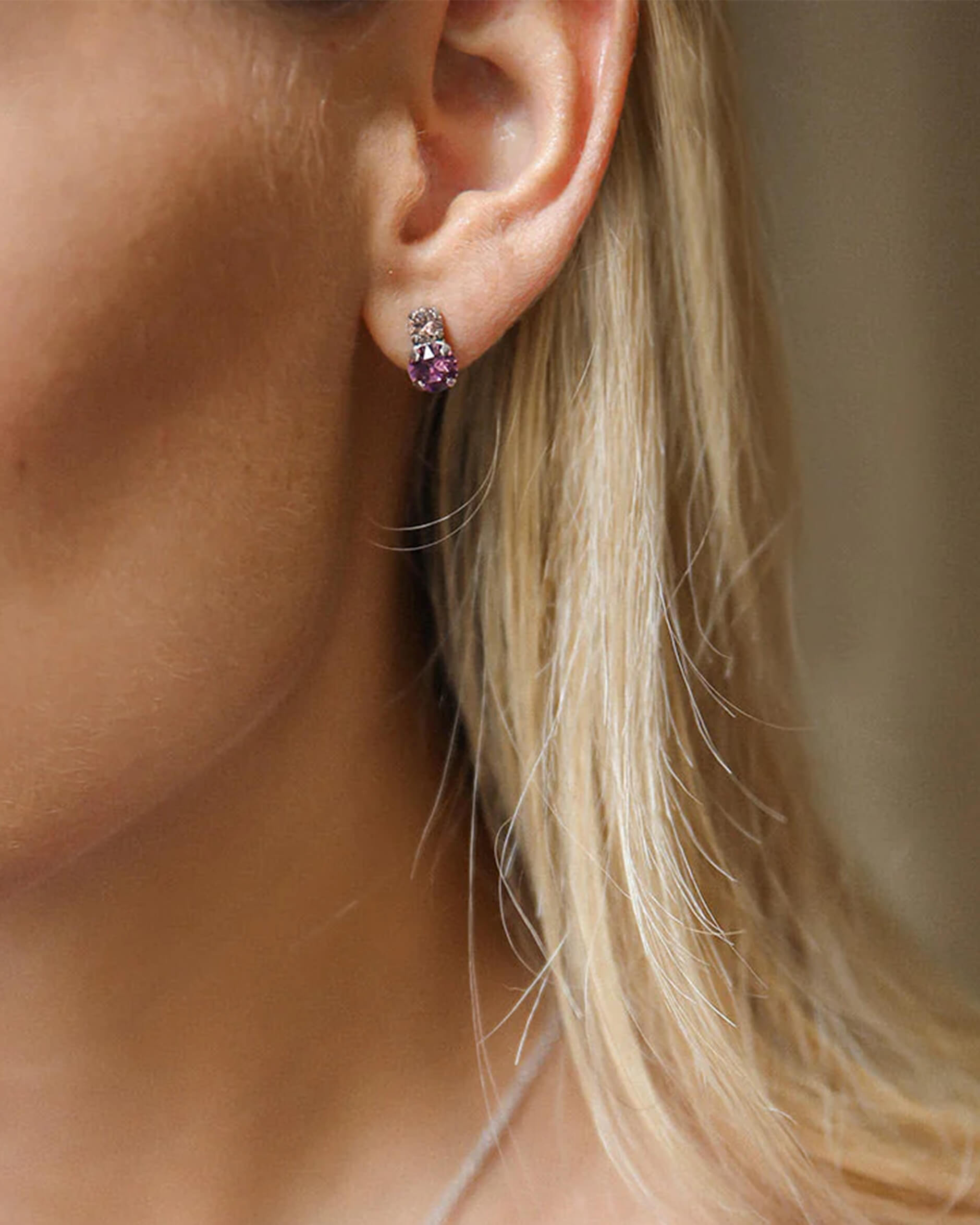 Leah örhängen iris combo