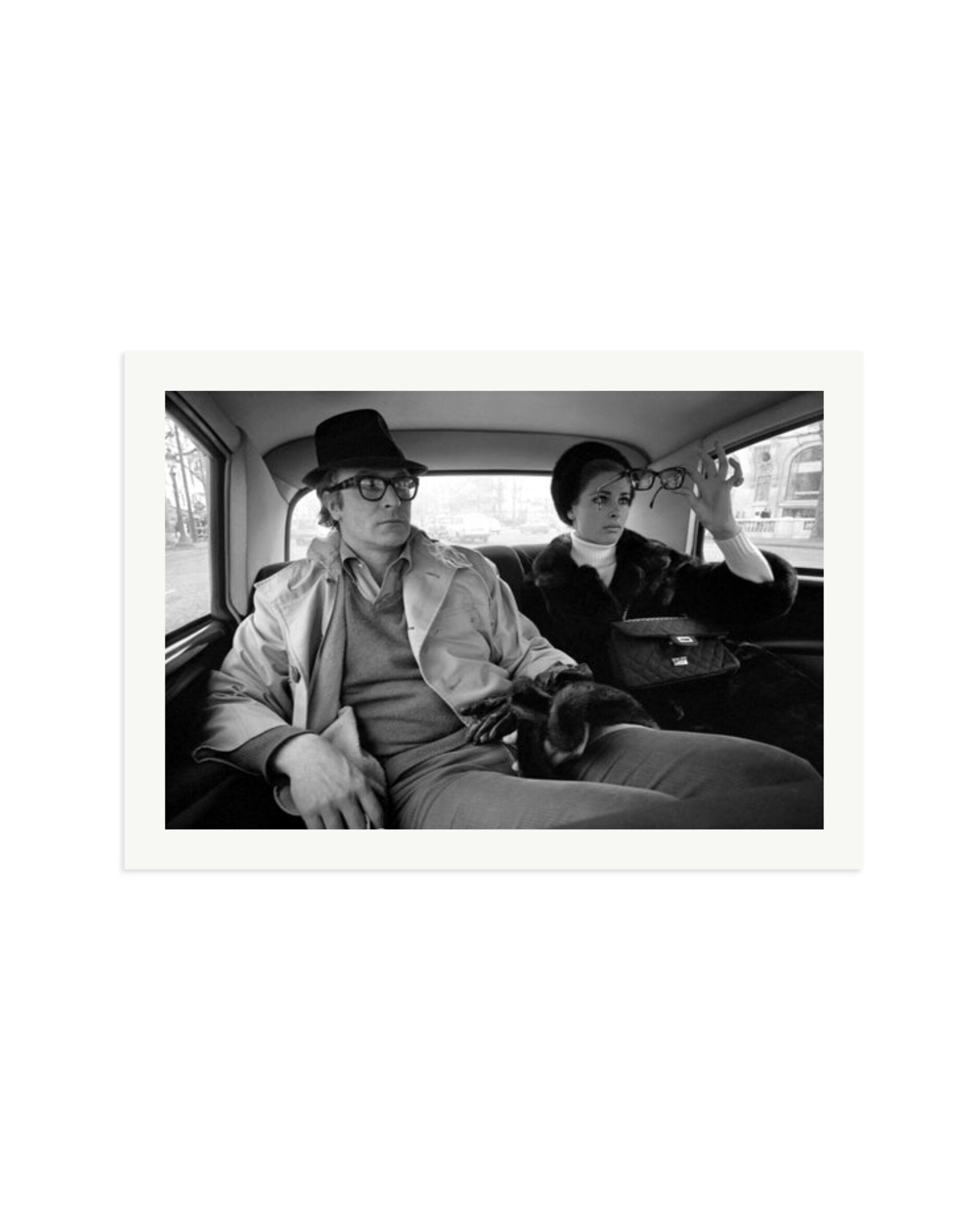 Camilla Sparv with Michael Caine Print Only / XXL