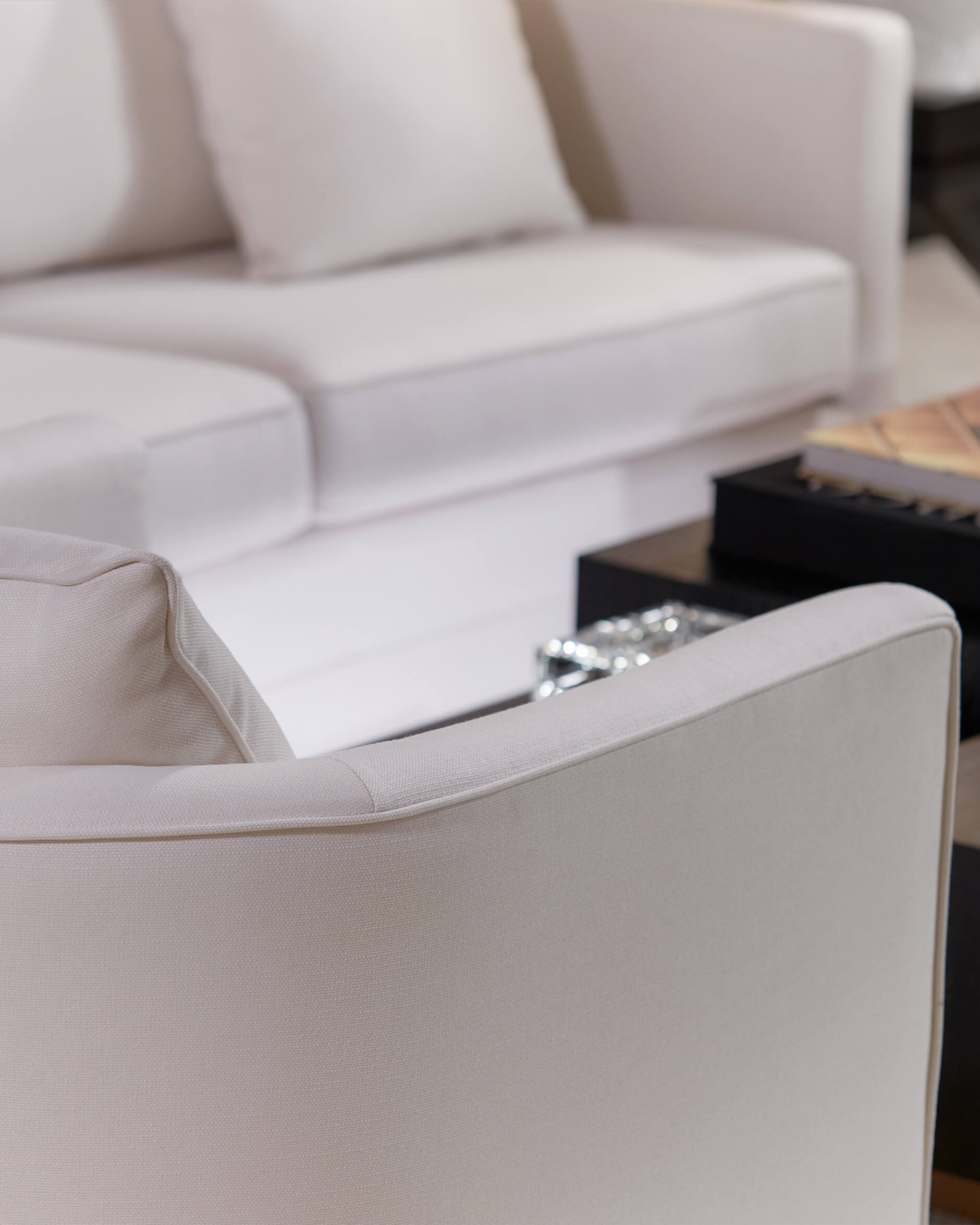 Monroe fåtölj off-white