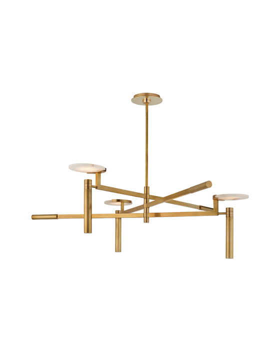 Melange Floating Disc takkrona mässing L