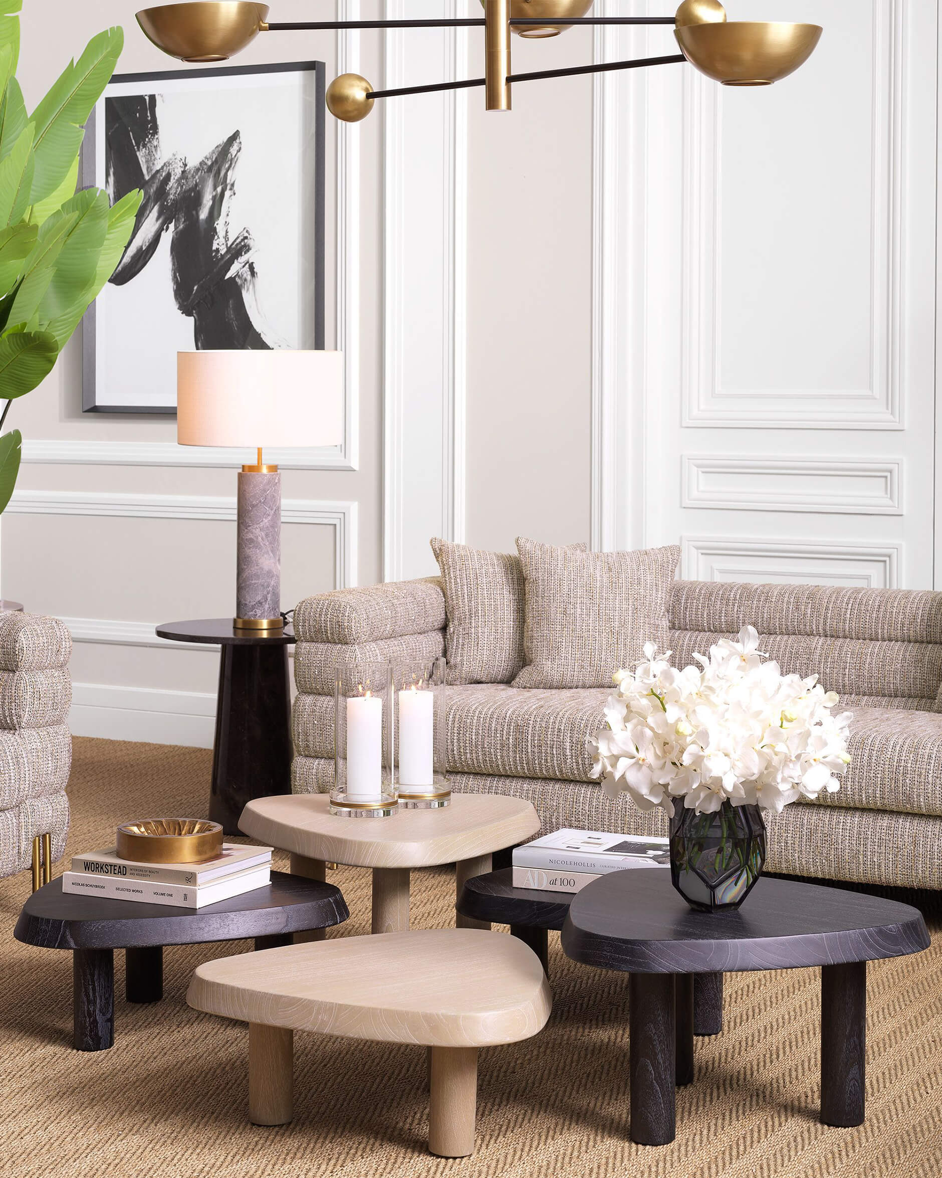 Briël soffbord charcoal grey