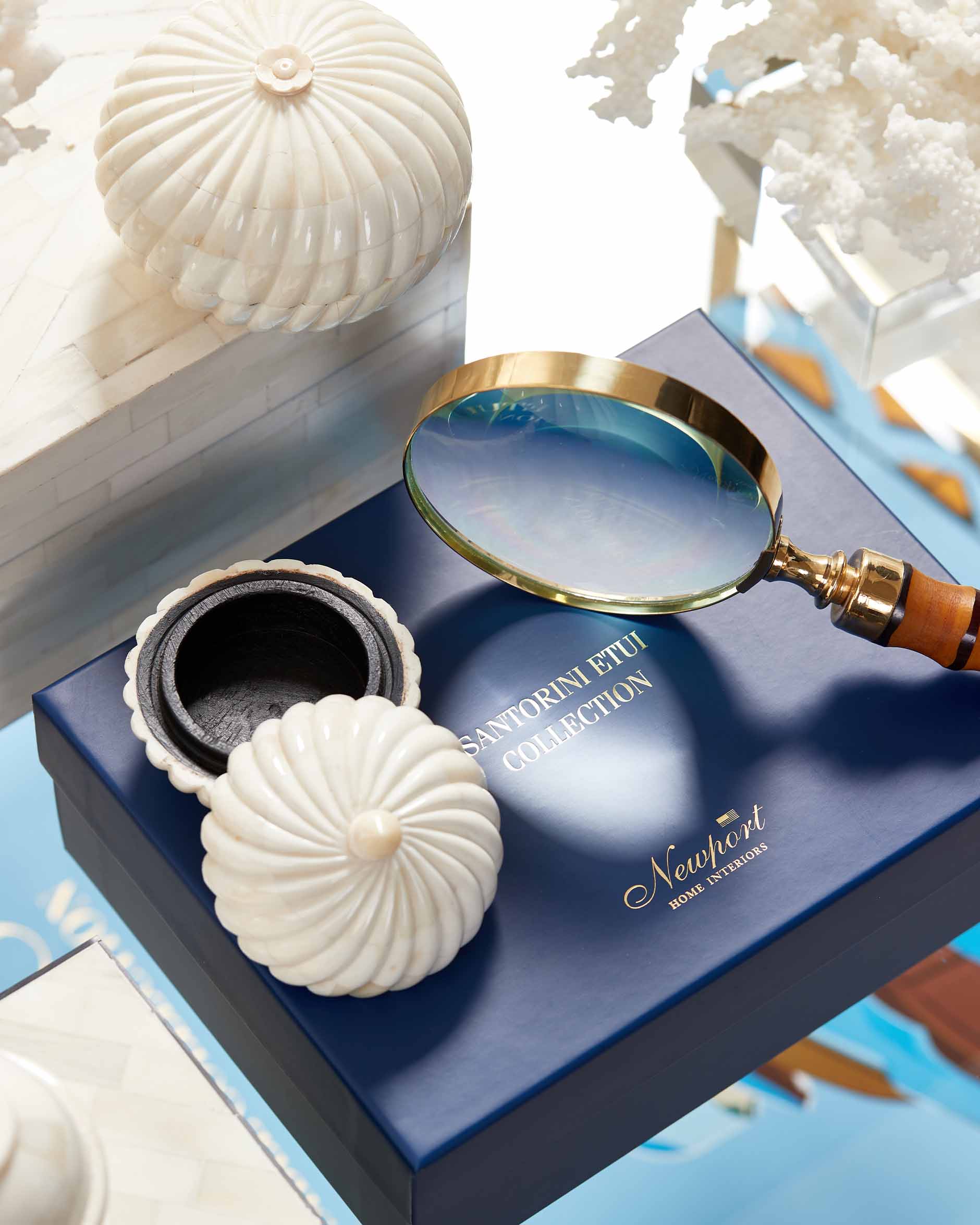 Maregio dekorationsask vit