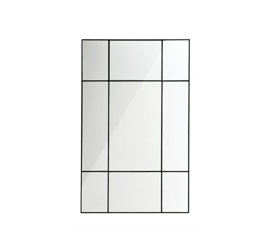 Spegelglas - Mountbatten spegel antik