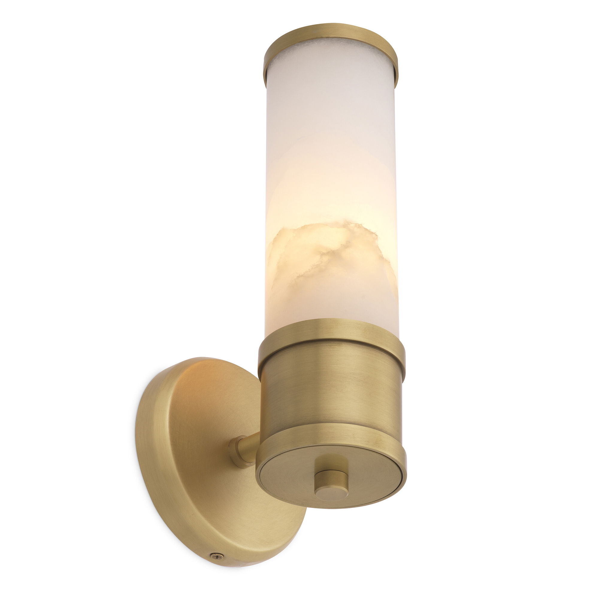 Claridges Single Wall Lamp Antique Brass