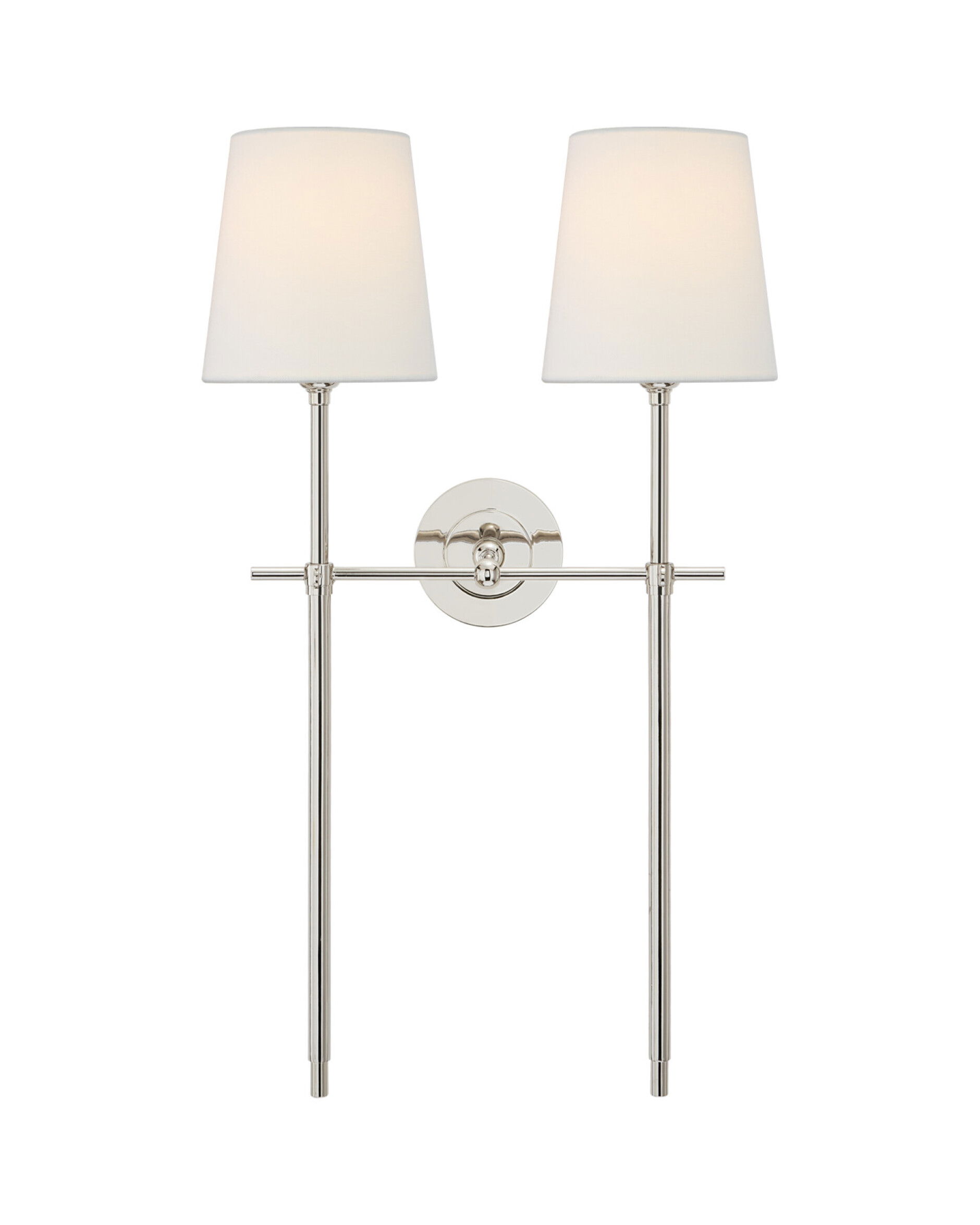 Bryant vägglampa dubbel nickel L