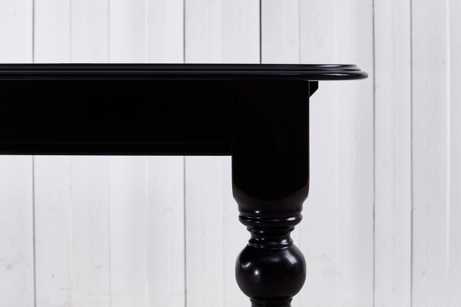 Pottery barn best sale black dining table