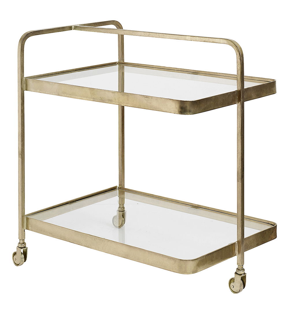 Apollo drinkvagn mässing OUTLET