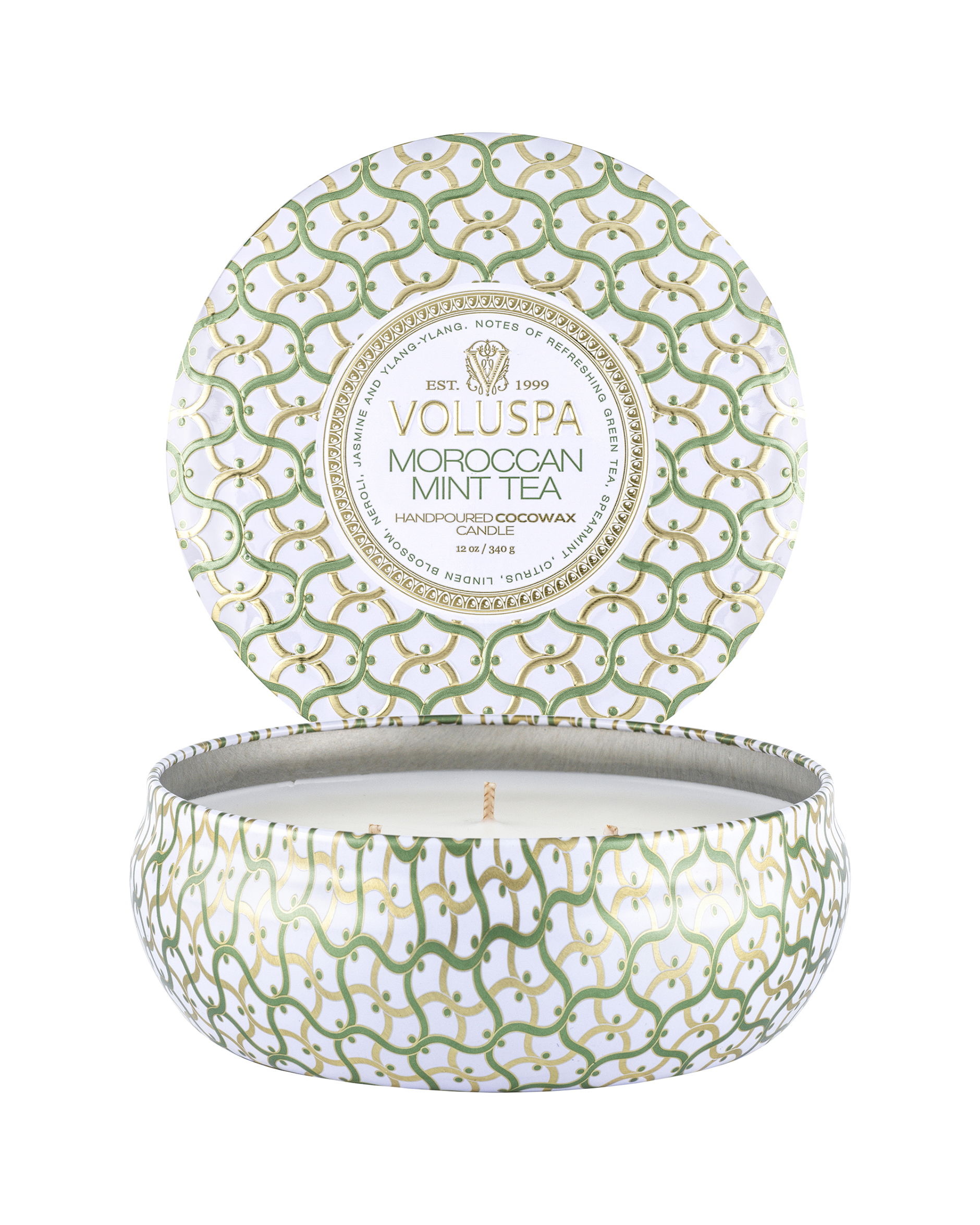 Moroccan Mint Tea doftljus 3-wick