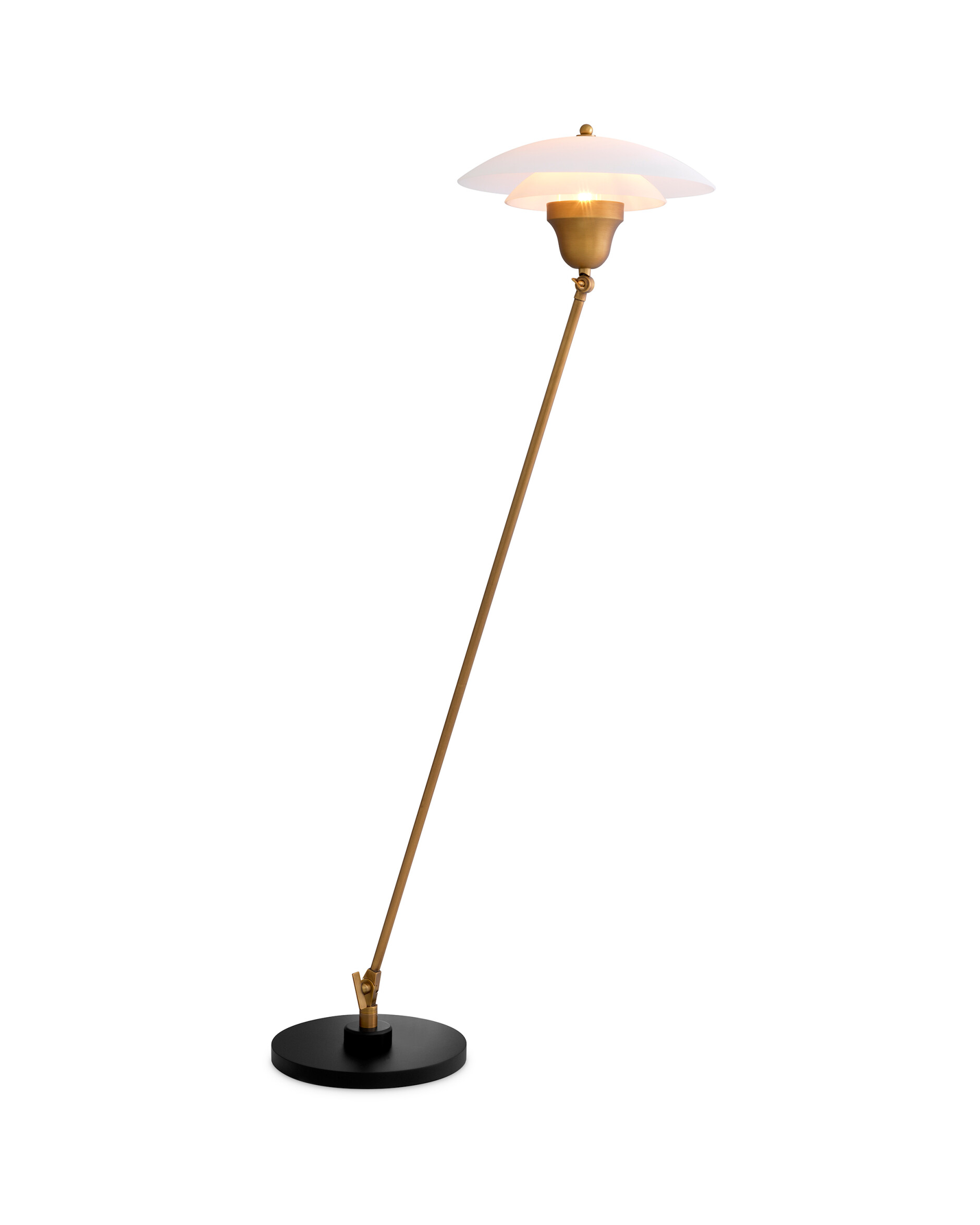 Novento Floor Lamp Antique Brass