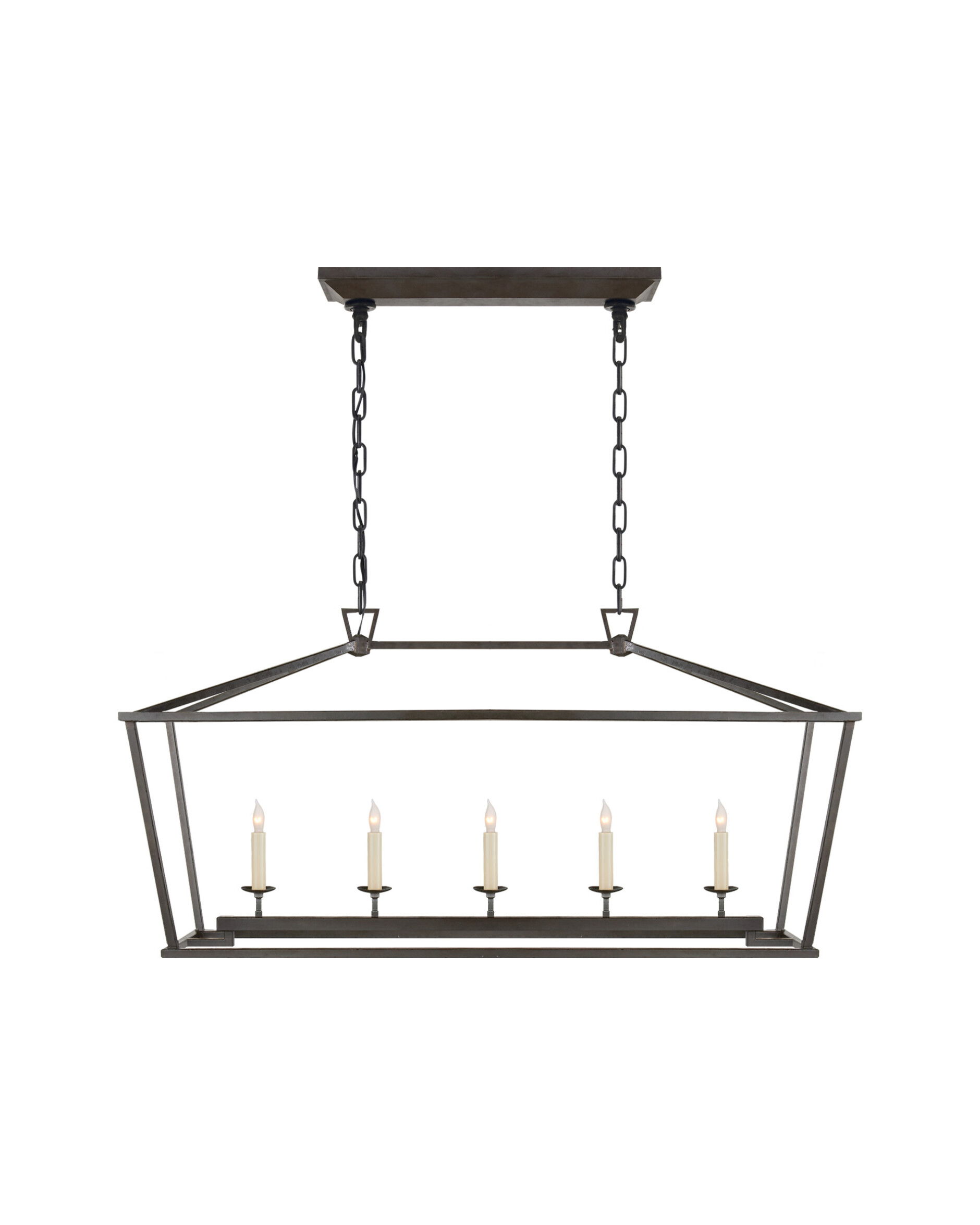 Darlana taklampa linjär svart M