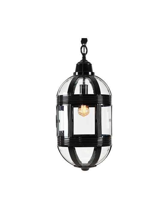 Timeless Octagonal taklampa svart