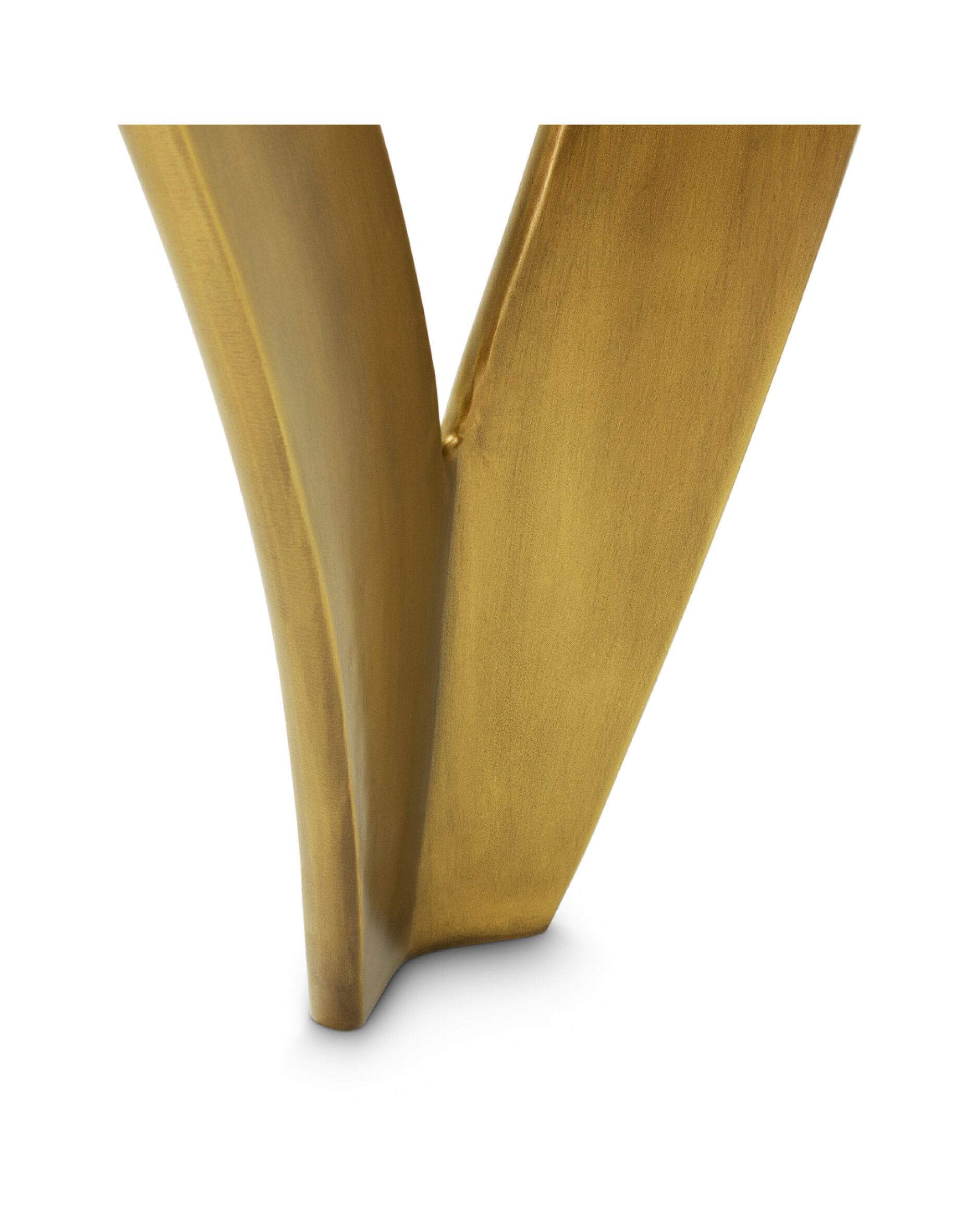 Soquel Dining Table Vintage Brass