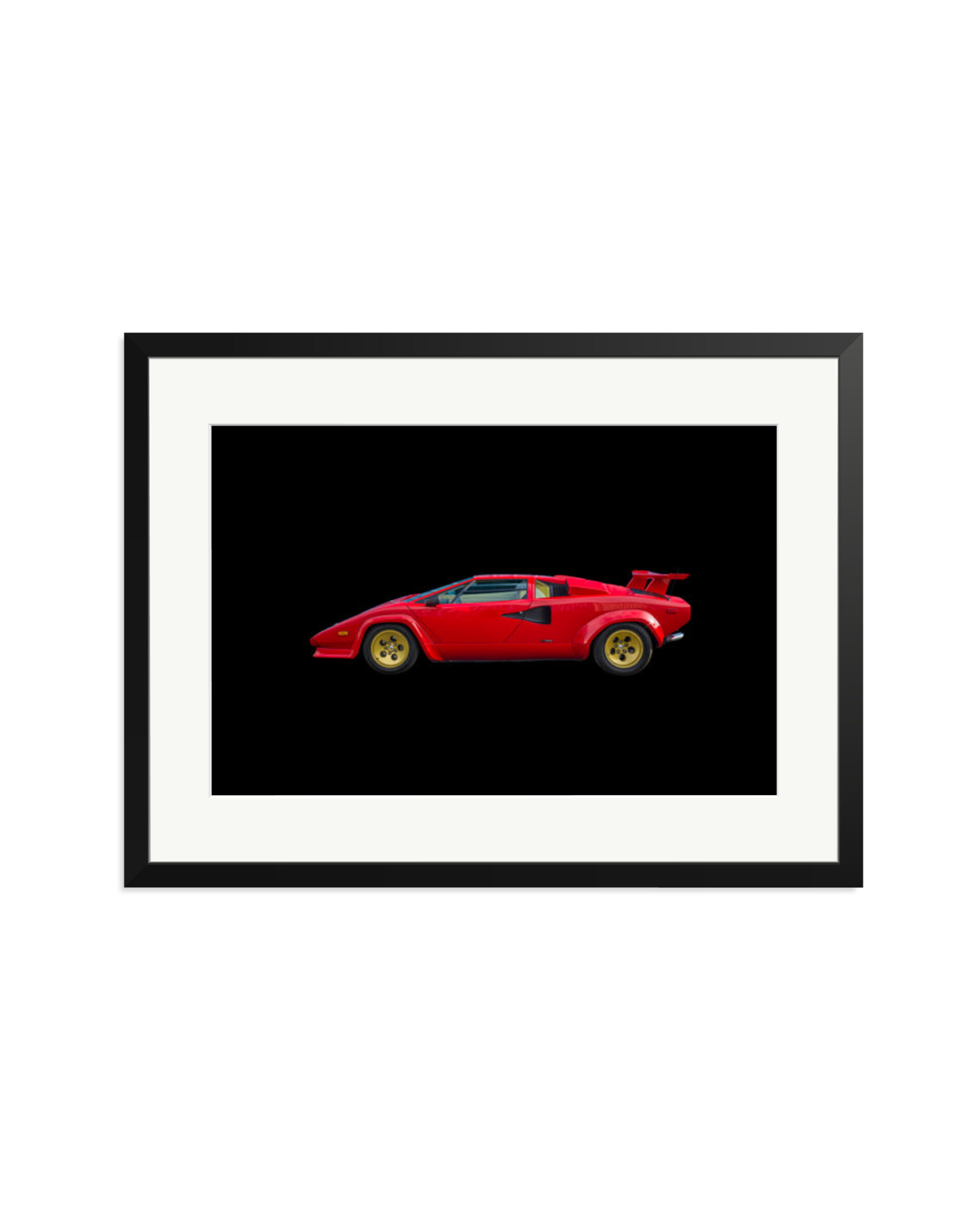 1988 Lamborghini Countach Black / XL