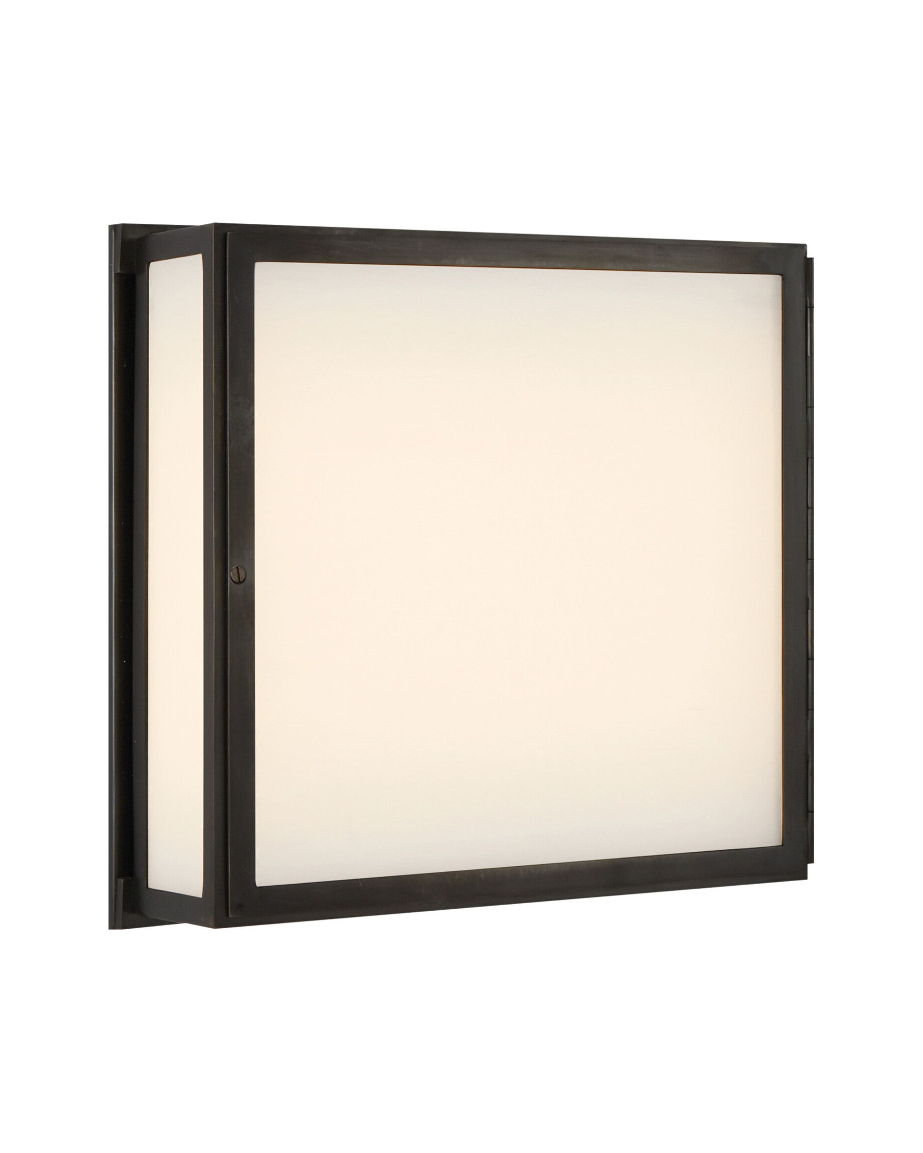 Mercer vägglampa kvadrat brons