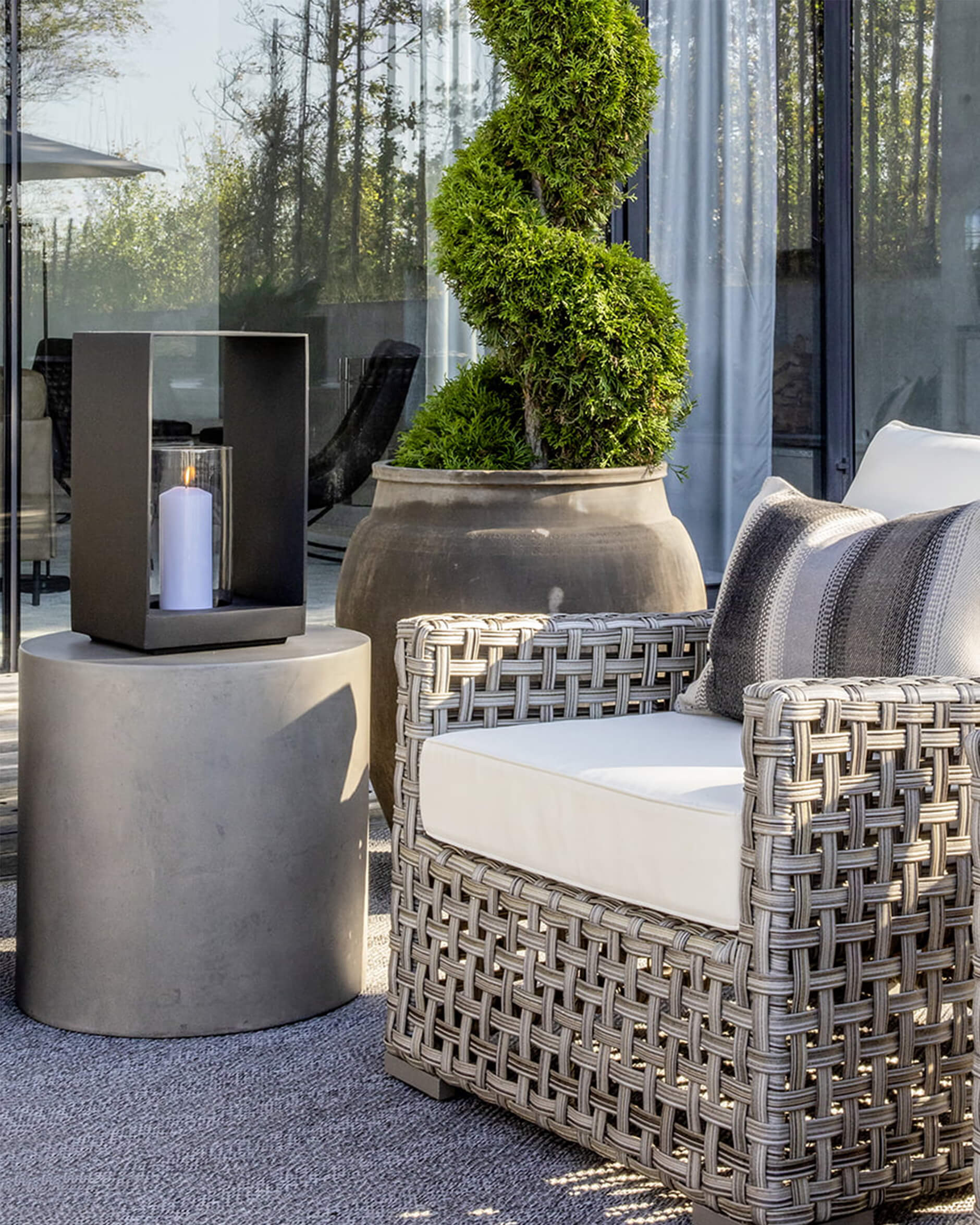 Doloma Beistelltisch Grau