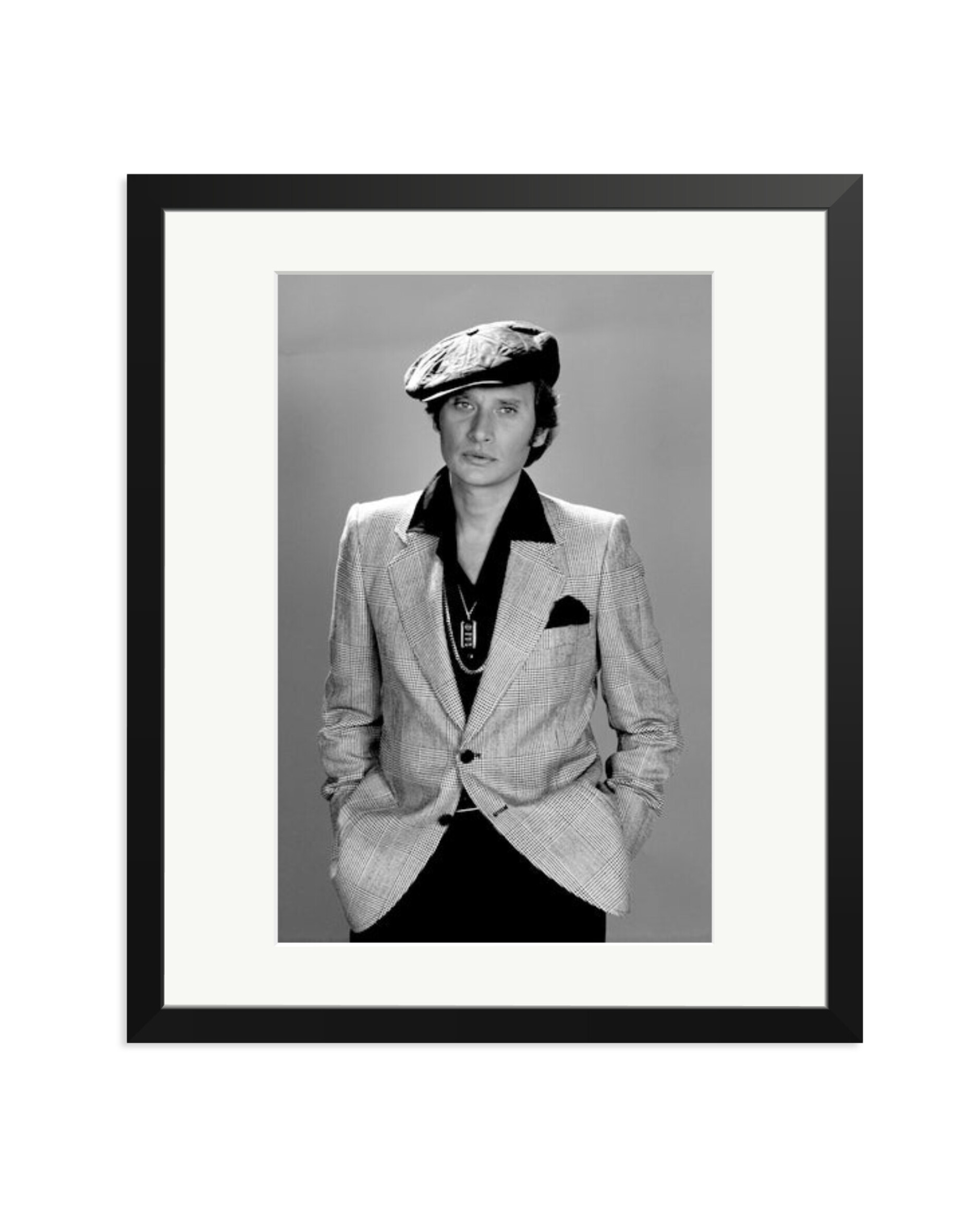 Johnny Hallyday, 1976 Black / Large