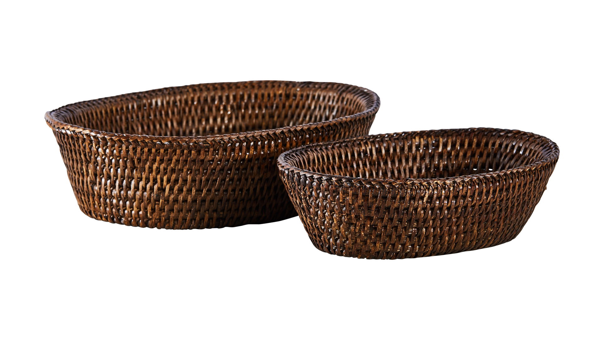 Cognac Brotkorb Rattan