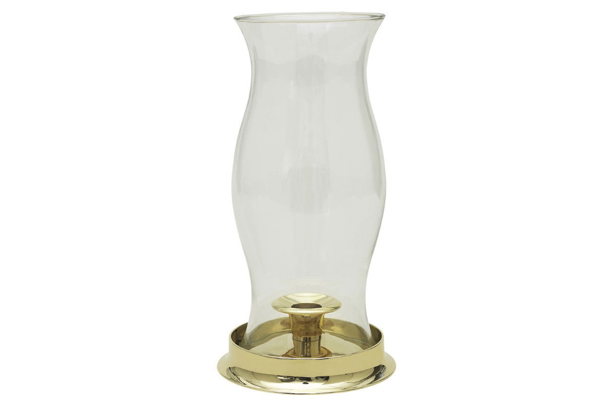 Hurricane Lamp Brass