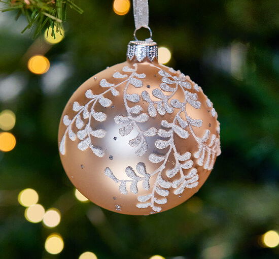 null - Lorranie Bauble Champagne Pearl