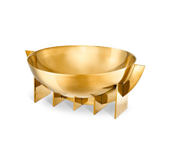 Gold - Bismarck serving bowl brass