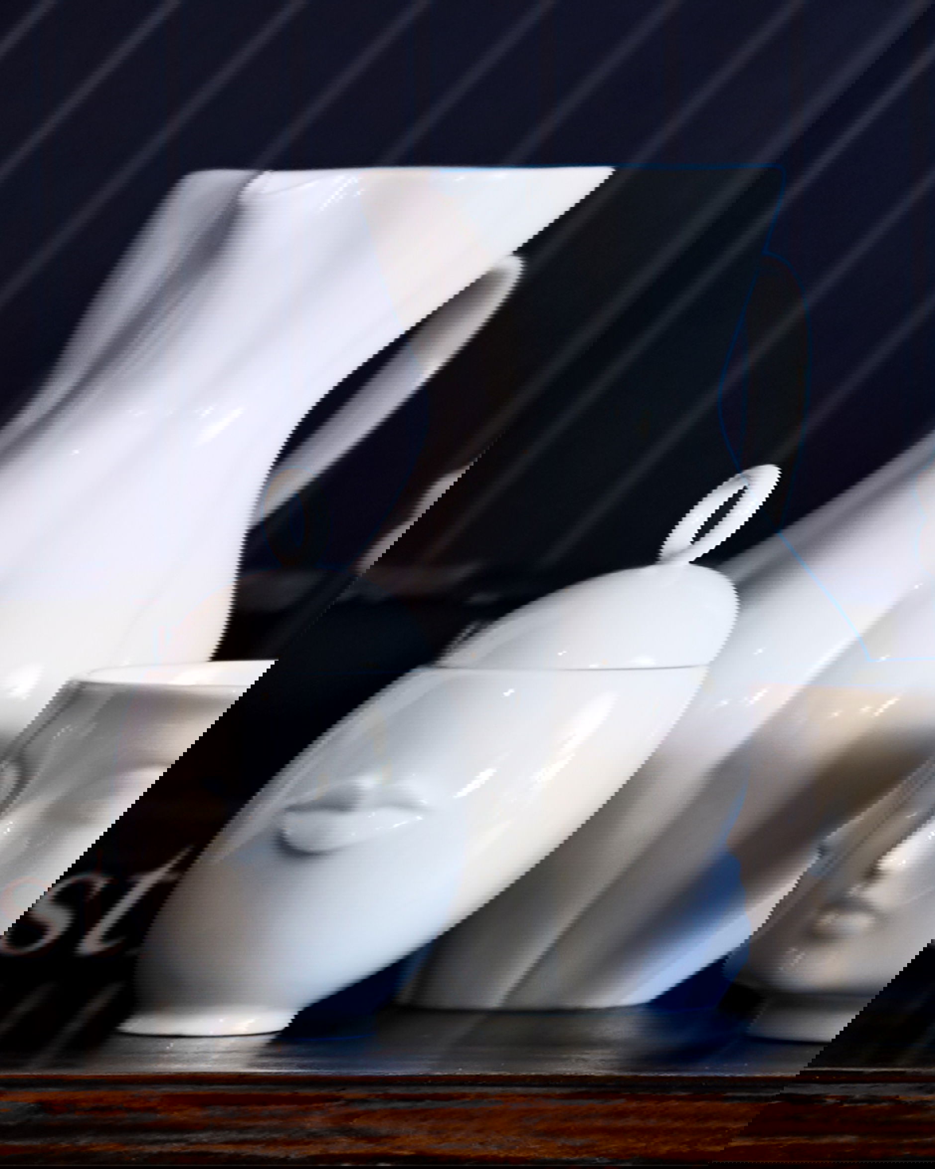 Muse Sugar Bowl - Glazed Porcelain