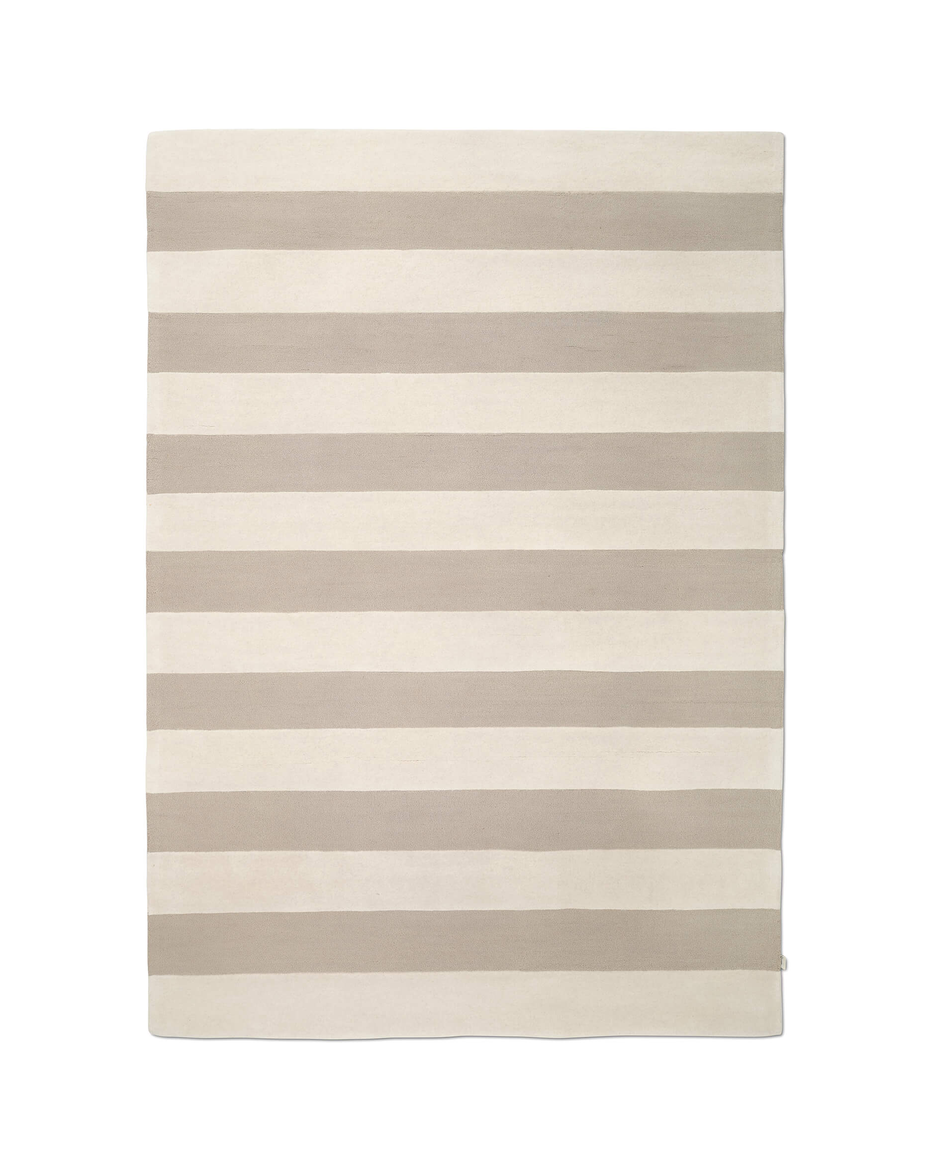Stripe Boucle teppich Ivory/beige