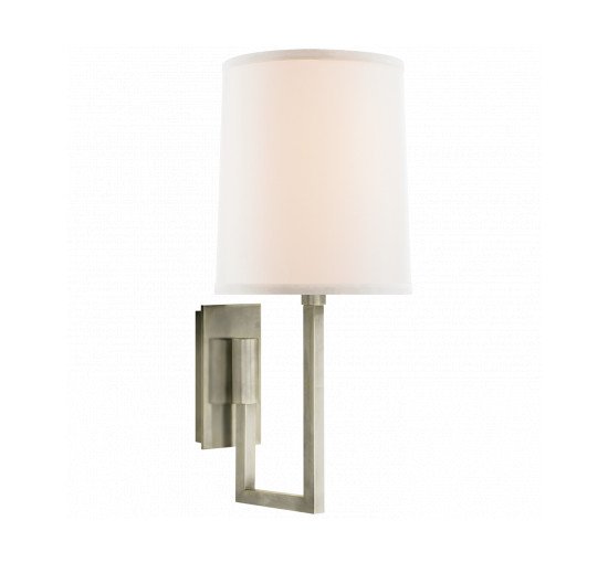 null - Aspect Library Sconce Polished Nickel
